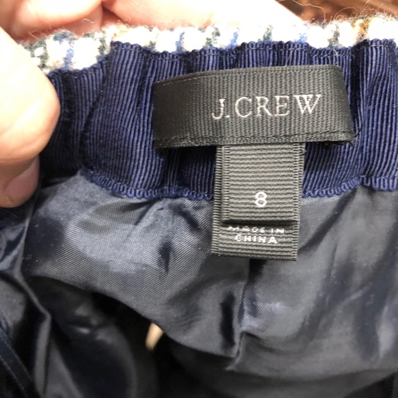 Jcrew Houndstooth Plaid Ruffle Skirt 8 - Picture 5 of 5